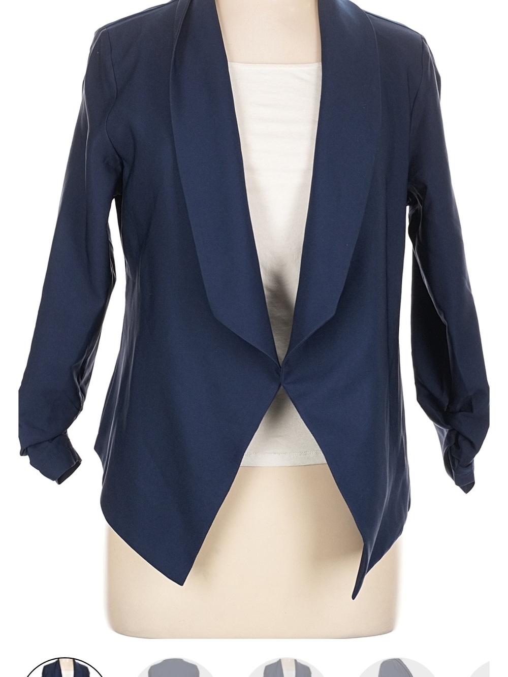 NEW Lulus Navy Open-Front Women's Blazer Jacket